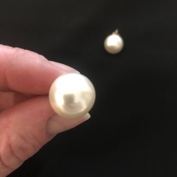 Faux Pearl Earrings - Picture 3 of 4